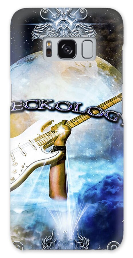 Jeff Beck Galaxy Case featuring the digital art Beckology by Michael Damiani