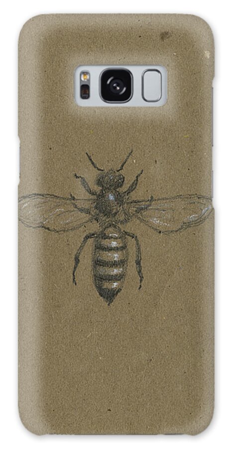 Beekeeper Iphone Case Galaxy Case featuring the drawing Bee drawing by Juan Bosco