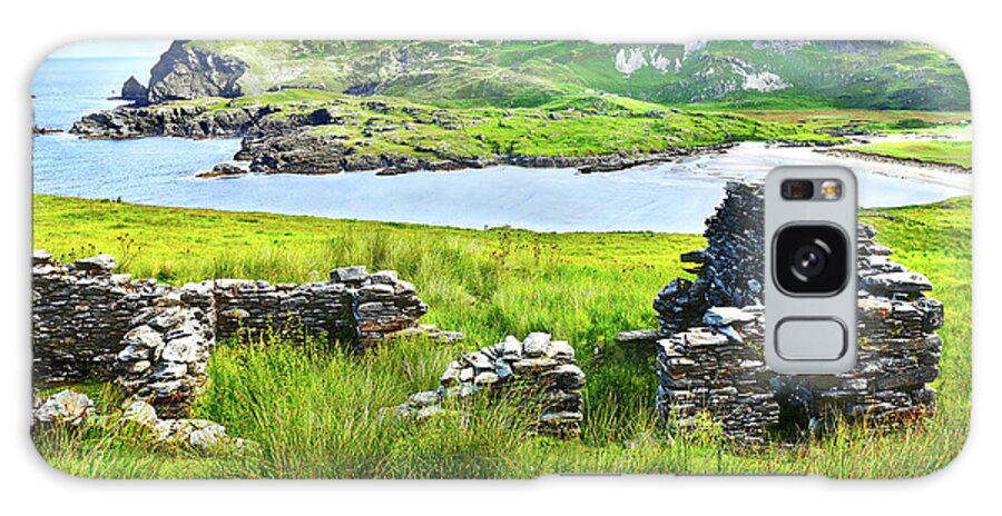 Magical Ireland Series By Lexa Harpell Galaxy Case featuring the photograph Beefan Mountain - Glencolmcille, Ireland by Lexa Harpell