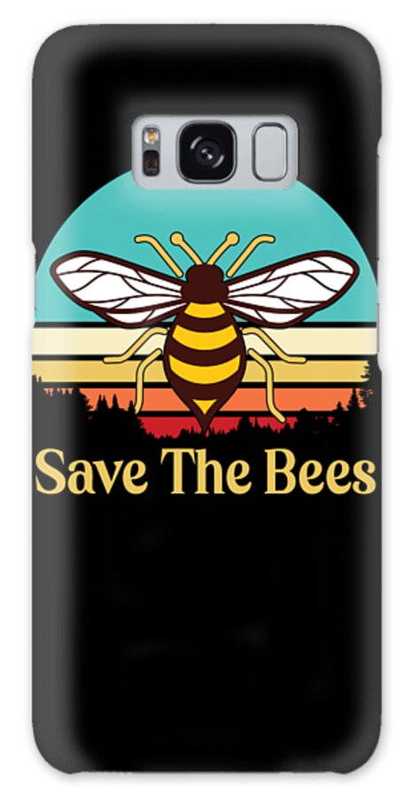 Beekeeper Galaxy Case featuring the digital art Beekeeper Gift Save The Bees by RaphaelArtDesign