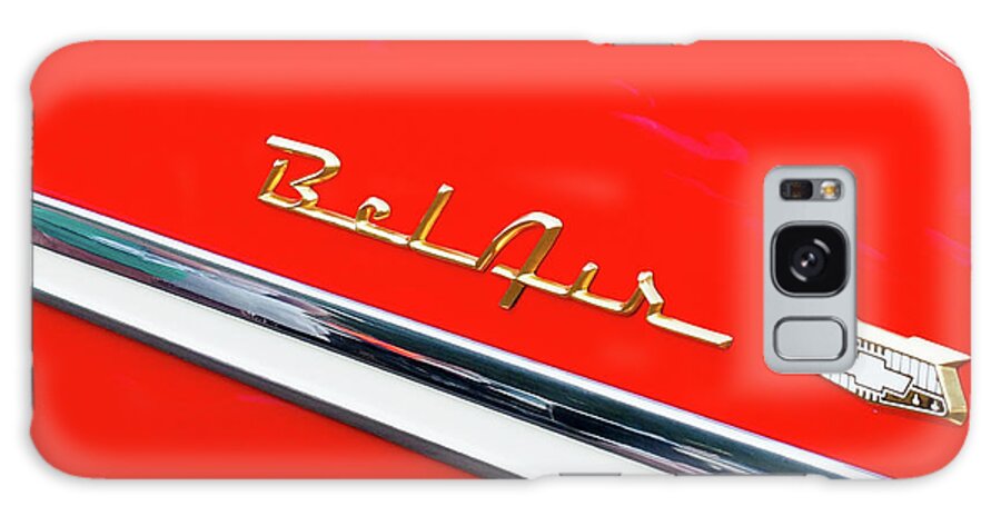 Bel Air Galaxy Case featuring the photograph Bel Air Chevrolet Emblem by James C Richardson