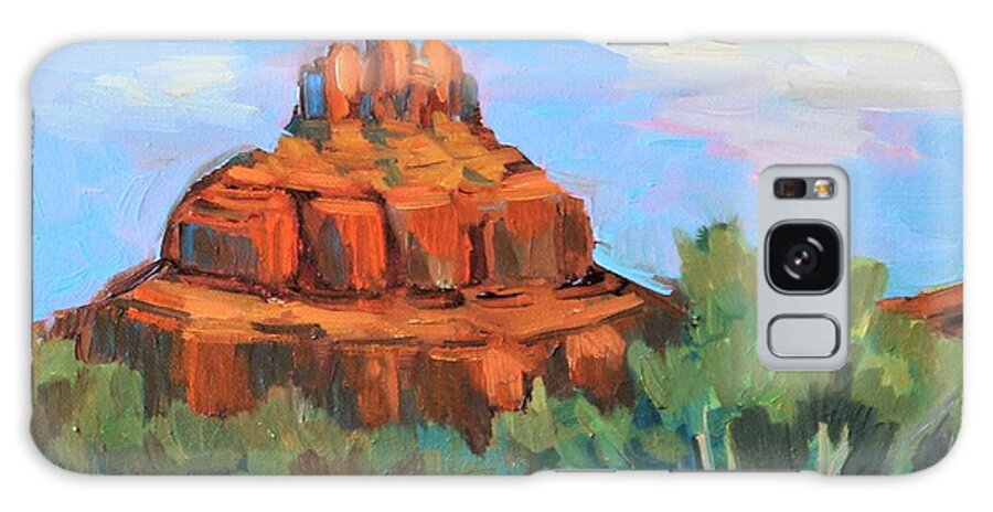 Sedona Galaxy Case featuring the painting Bell Rock Vortex by Diane McClary