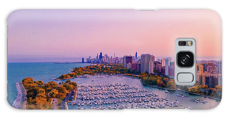 Chicago Galaxy Case featuring the photograph Belmont Harbor - Fall by Bobby K