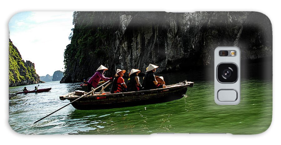 Vietnam Galaxy Case featuring the photograph Between Land And Sea II - Bai Tu Long Bay, Vietnam by Earth And Spirit