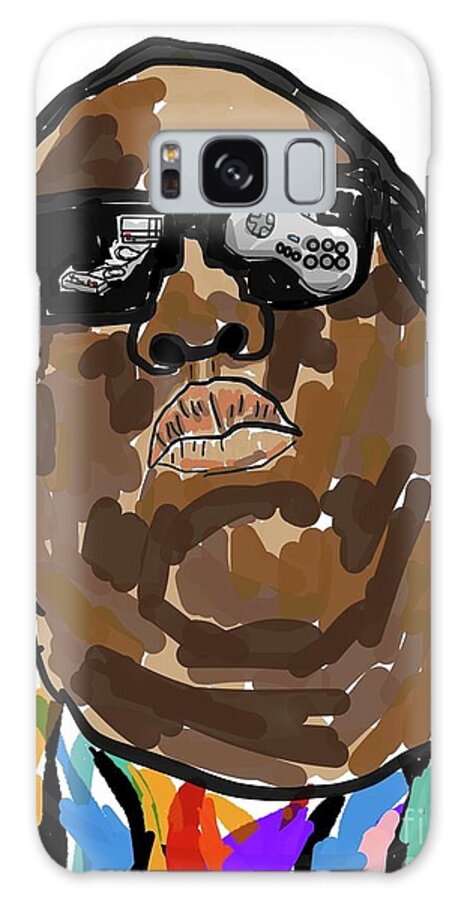  Galaxy Case featuring the painting Big Dreamz by Oriel Ceballos