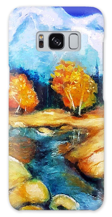 River Galaxy Case featuring the painting Bigfoot River by Rose Lewis