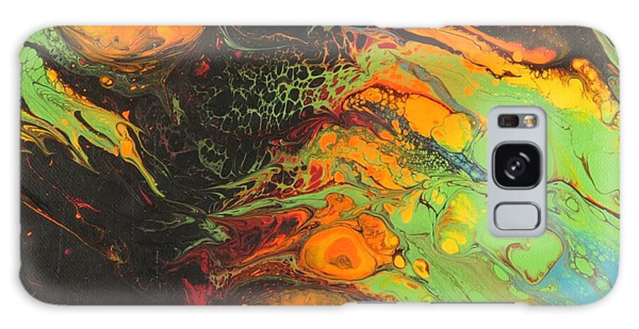 Nebula Galaxy Case featuring the painting Birth of a New Star by Zan Savage