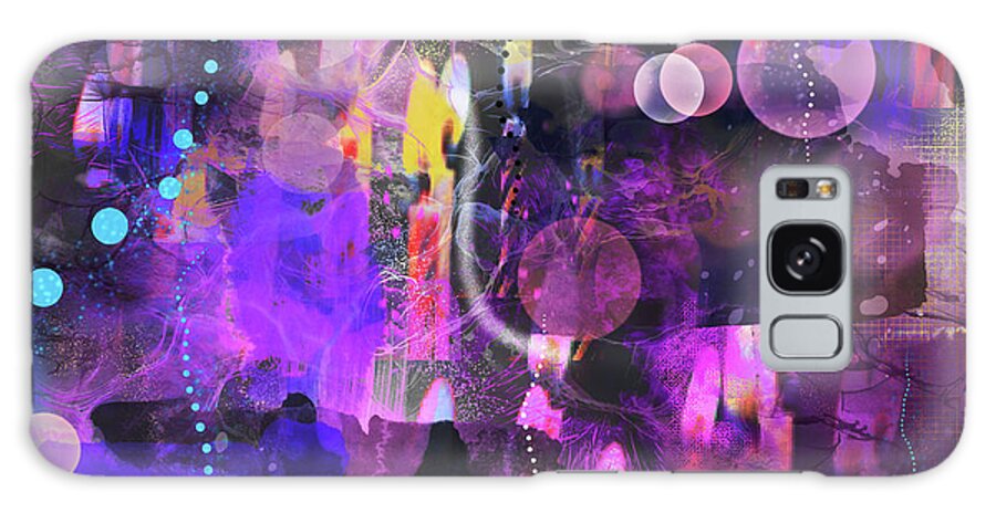 Abstract Galaxy Case featuring the painting Birthday Cake by Art by Gabriele