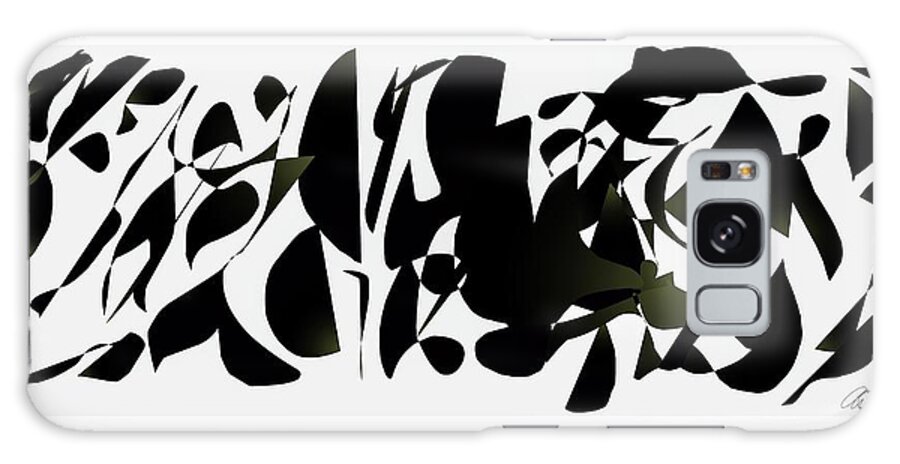 Wall Art Galaxy Case featuring the digital art Black and white photography by Cepiatone Fine Art Callie E Austin