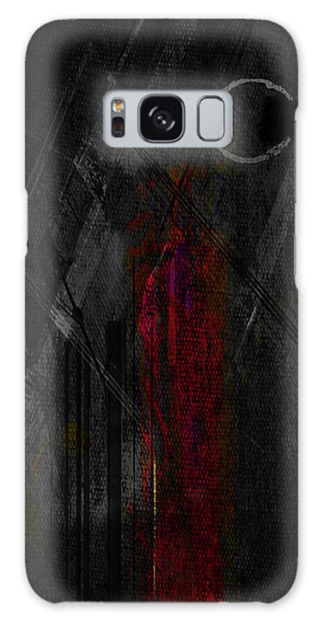 Abstract Galaxy Case featuring the digital art Black Hole Sun by Ken Walker