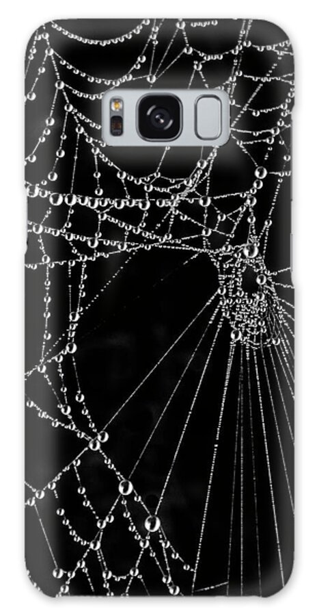 Black Galaxy Case featuring the photograph Black Web by WAZgriffin Digital