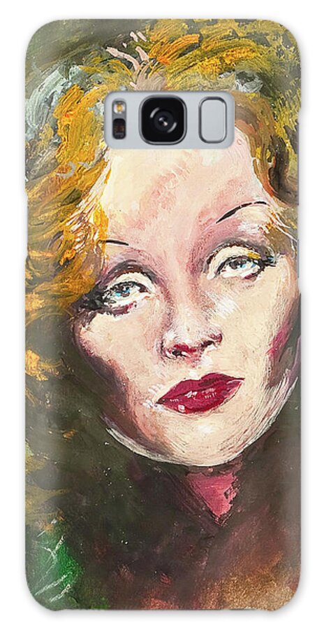 Blonde Galaxy Case featuring the painting ''Blonde Venus'', 1932-s, movie poster base painting by Movie World Posters