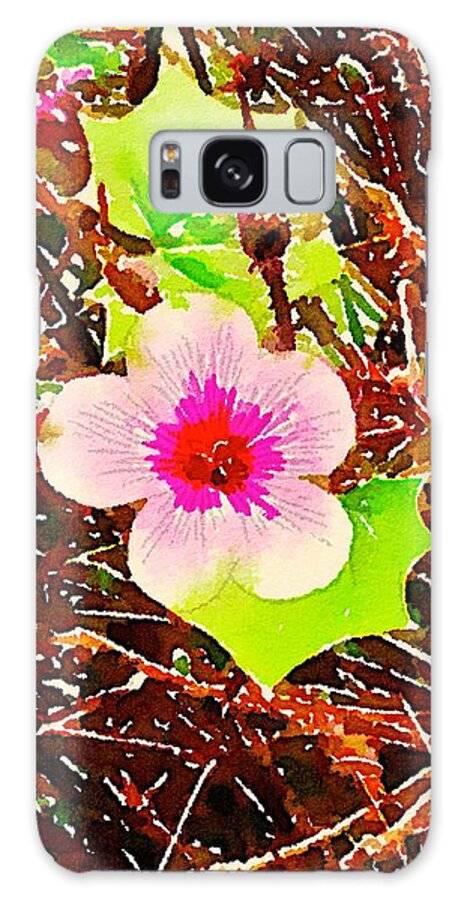 Bloom Galaxy Case featuring the digital art Bloom in Ivy by Wendy Golden
