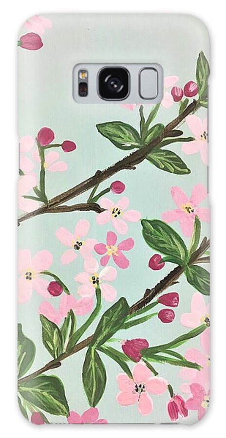 Flowers Galaxy Case featuring the painting Blossom Branches by Debora Sanders