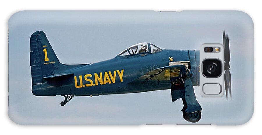 Blue Angels Galaxy Case featuring the photograph Blue Angels F8F Bearcat by Paul Quinn