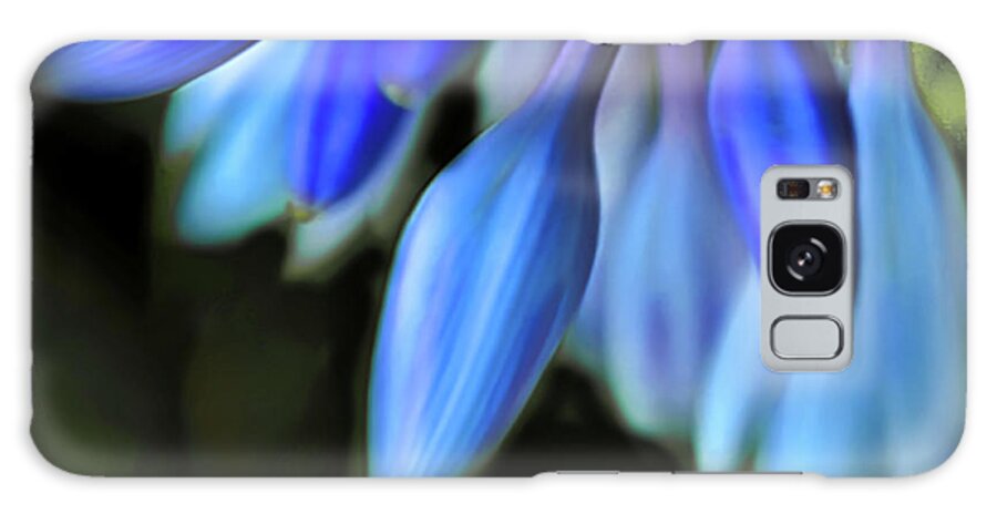 Blurred Galaxy Case featuring the photograph Blue in Blur by Jim Signorelli