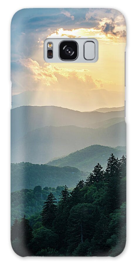 Outdoors Galaxy Case featuring the photograph Blue Ridge Parkway NC From Above by Robert Stephens