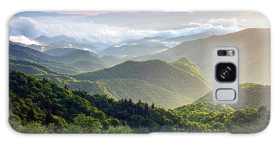 Mountains Galaxy Case featuring the photograph Blue Ridge Parkway North Carolina Always Never The Same by Robert Stephens