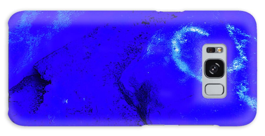 Urban Collection Photographs Galaxy Case featuring the photograph Blue Rockz by Ken Sexton