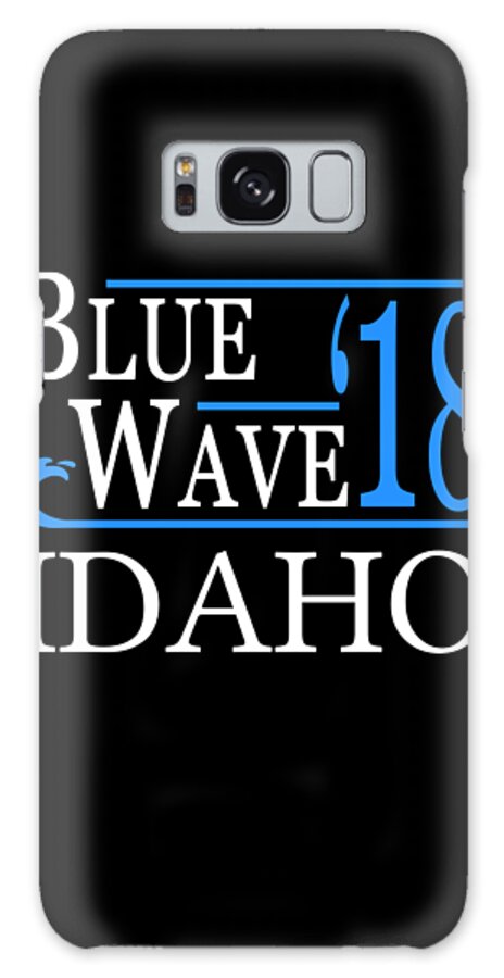 Election Galaxy Case featuring the digital art Blue Wave IDAHO Vote Democrat by Flippin Sweet Gear