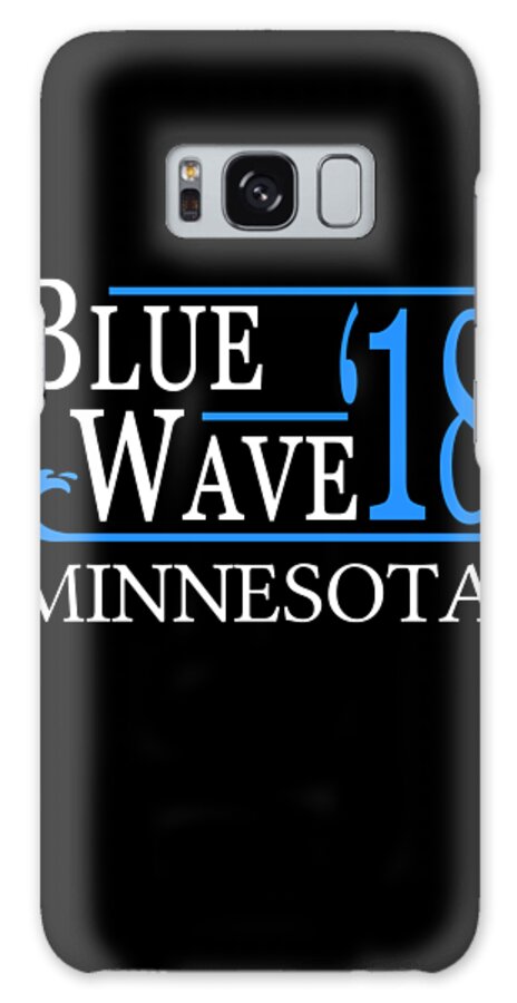 Election Galaxy Case featuring the digital art Blue Wave MINNESOTA Vote Democrat by Flippin Sweet Gear