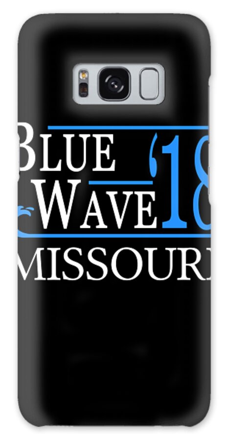 Election Galaxy Case featuring the digital art Blue Wave MISSOURI Vote Democrat by Flippin Sweet Gear