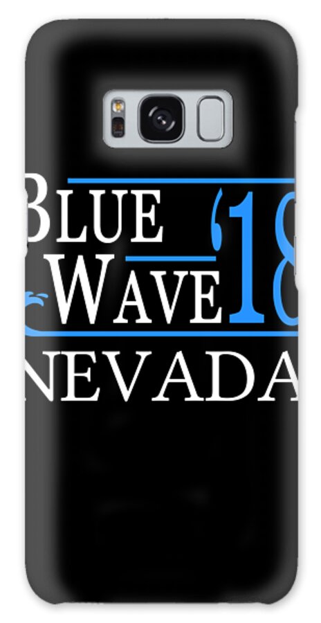Election Galaxy Case featuring the digital art Blue Wave NEVADA Vote Democrat by Flippin Sweet Gear
