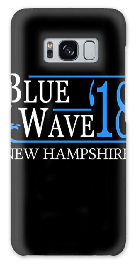 Election Galaxy Case featuring the digital art Blue Wave NEW HAMPSHIRE Vote Democrat by Flippin Sweet Gear