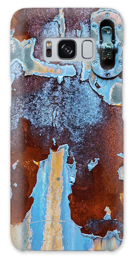 Clev Galaxy Case featuring the photograph Blues and Rust by Stewart Helberg