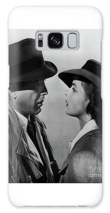 Casablanca Galaxy Case featuring the photograph Bogey And Bergman Casablanca 1942 by Doc Braham