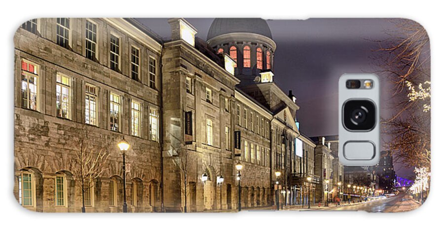 Old Montreal Galaxy Case featuring the photograph Bonsecours Market in Old Montreal by Brendan Reals