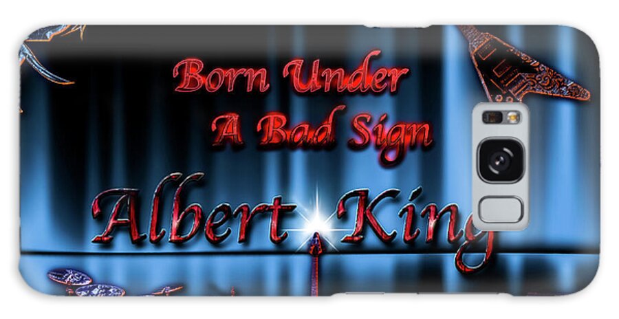 Born Under A Bad Sign Galaxy Case featuring the digital art Born Under A Bad Sign by Michael Damiani