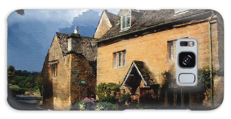 Bourton-on-the-water Galaxy Case featuring the photograph Bourton Backstreet by Brian Watt