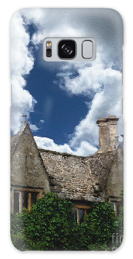 Bourton-on-the-water Galaxy Case featuring the photograph Bourton Gables by Brian Watt