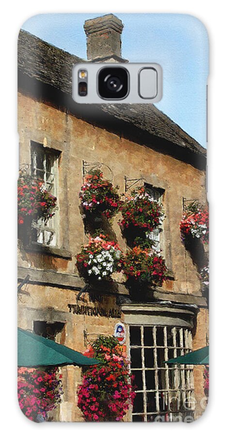 Bourton-on-the-water Galaxy Case featuring the photograph Bourton Pub by Brian Watt