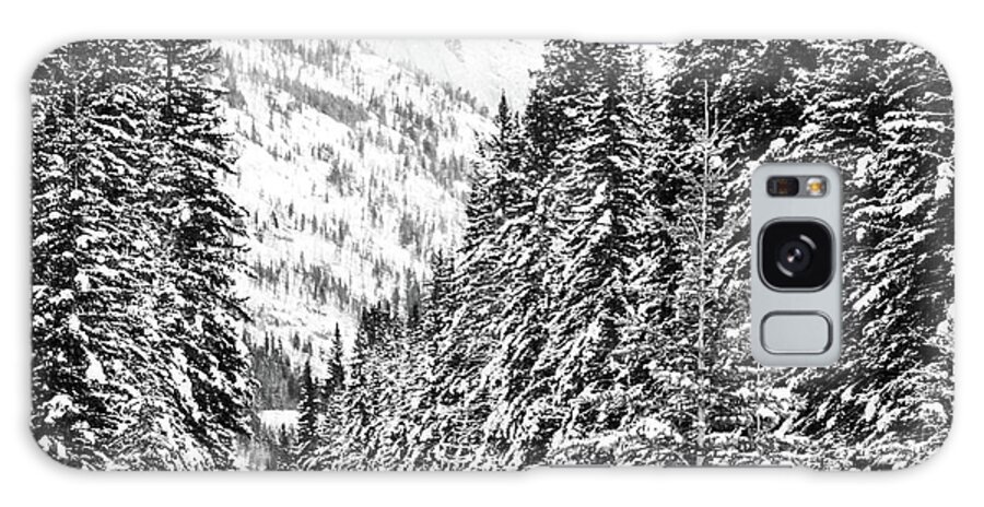 Rocky Mountains Galaxy Case featuring the photograph Bow Valley Parkway in Winter by Wilko van de Kamp Fine Photo Art