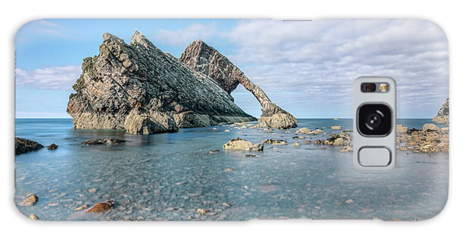 Bowfiddle Rock Galaxy Case featuring the photograph Bowfiddle Rock - Scotland by Joana Kruse