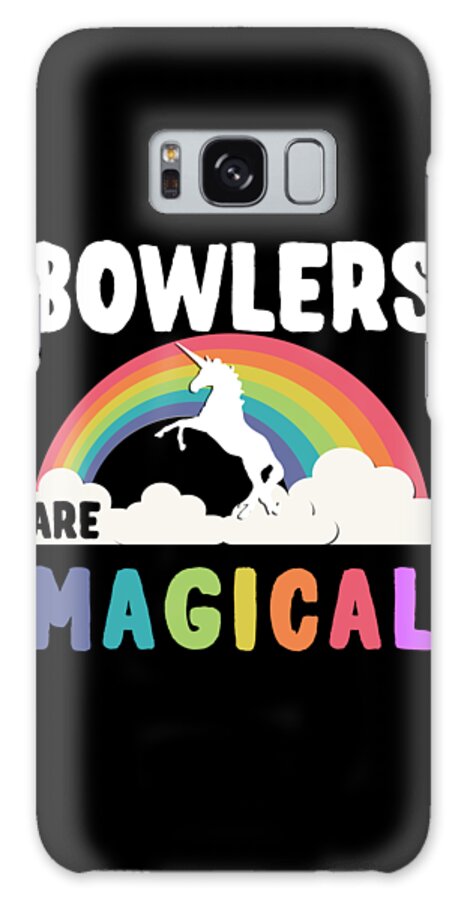 Funny Galaxy Case featuring the digital art Bowlers Are Magical by Flippin Sweet Gear