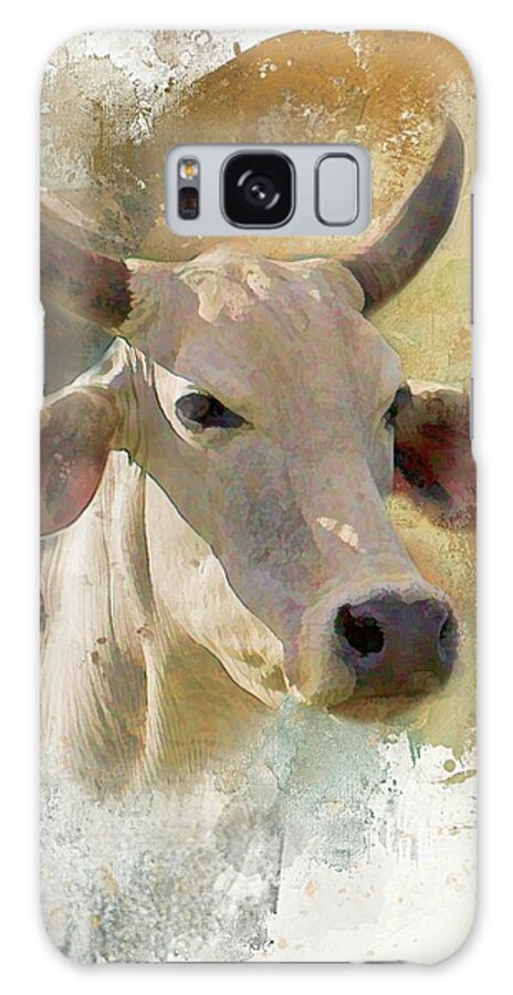 Brahma Galaxy Case featuring the photograph Brahma Portrait by HH Photography of Florida