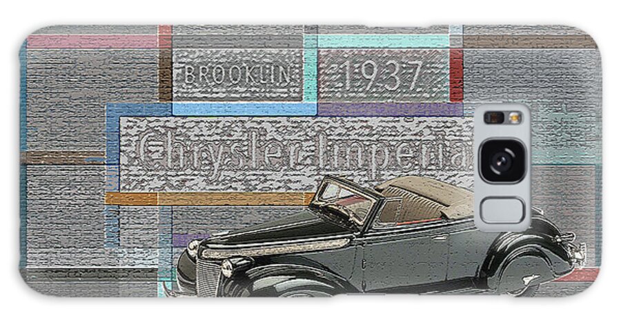 Brooklin Models Galaxy Case featuring the digital art Brooklin Models / Chrysler Imperial by David Squibb