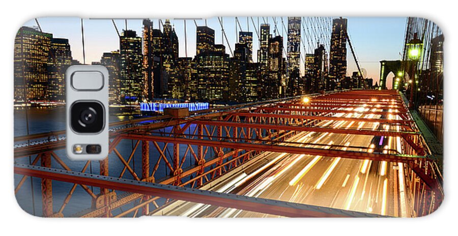 Brooklyn Galaxy Case featuring the photograph Last Exit, Brooklyn - Brooklyn Bridge, New York City by Earth And Spirit