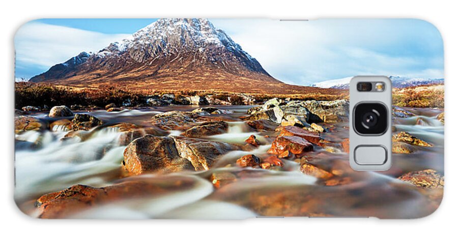 Buachaille Etive Mor Galaxy Case featuring the photograph Buachaille Etive Mor in the Scottish Highlands by Neale And Judith Clark