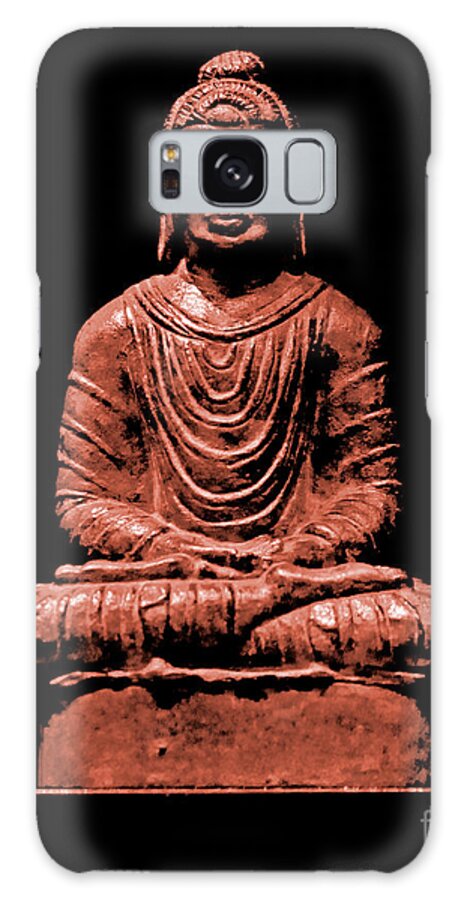 Buddha Galaxy Case featuring the photograph Buddha Orange by Marisol VB