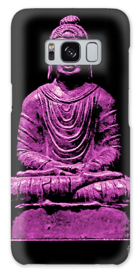 Buddha Galaxy Case featuring the photograph Buddha Pink by Marisol VB