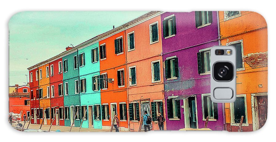  Galaxy Case featuring the photograph Burano, Italy #2 by Ken Arcia