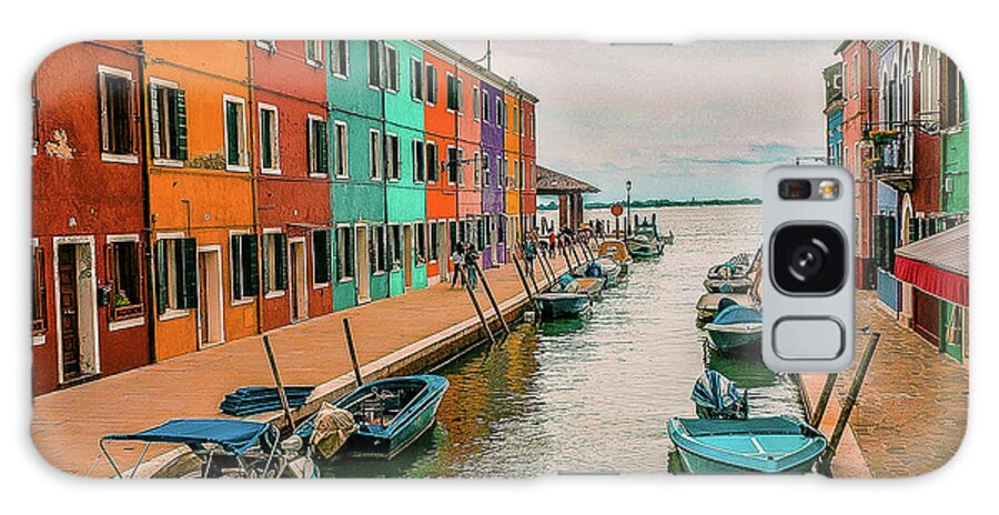 Galaxy Case featuring the photograph Burano, Italy #1 by Ken Arcia