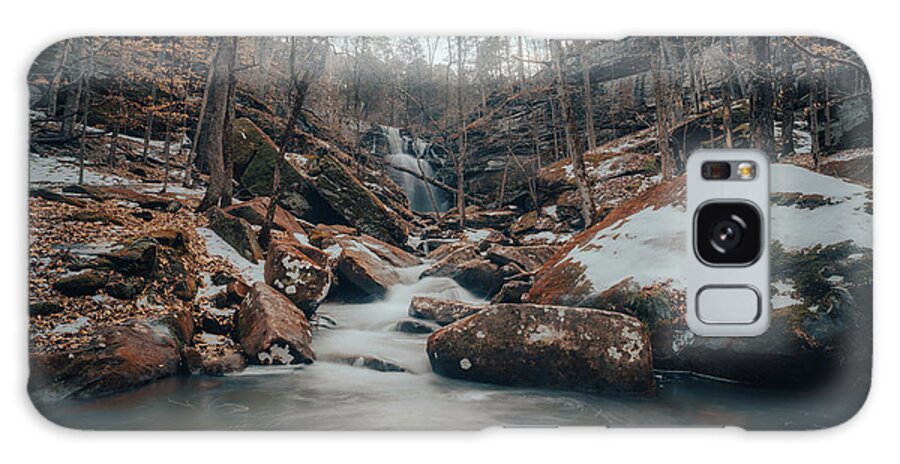 Waterfall Galaxy Case featuring the photograph Burden Falls Winter by Grant Twiss