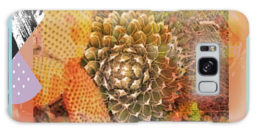 Cactus Galaxy Case featuring the digital art Cactus if U Can 17 by Scott S Baker