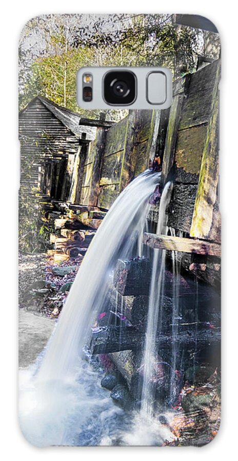 Tennessee Galaxy Case featuring the photograph Cades Cove Mill Run Race by Norma Brandsberg