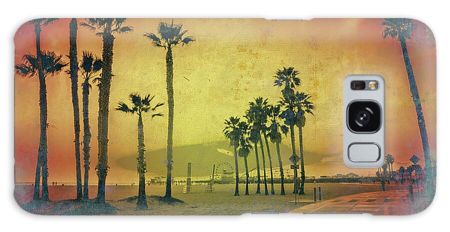 Santa Monica Sunset Galaxy Case featuring the photograph Cali Dreaming by Az Jackson